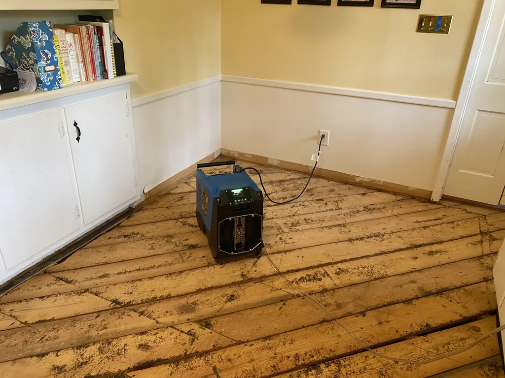 Before: old floor